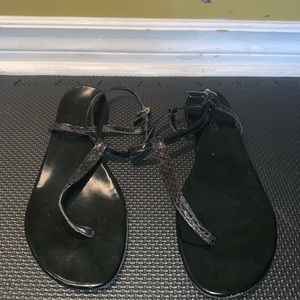 Black sandals